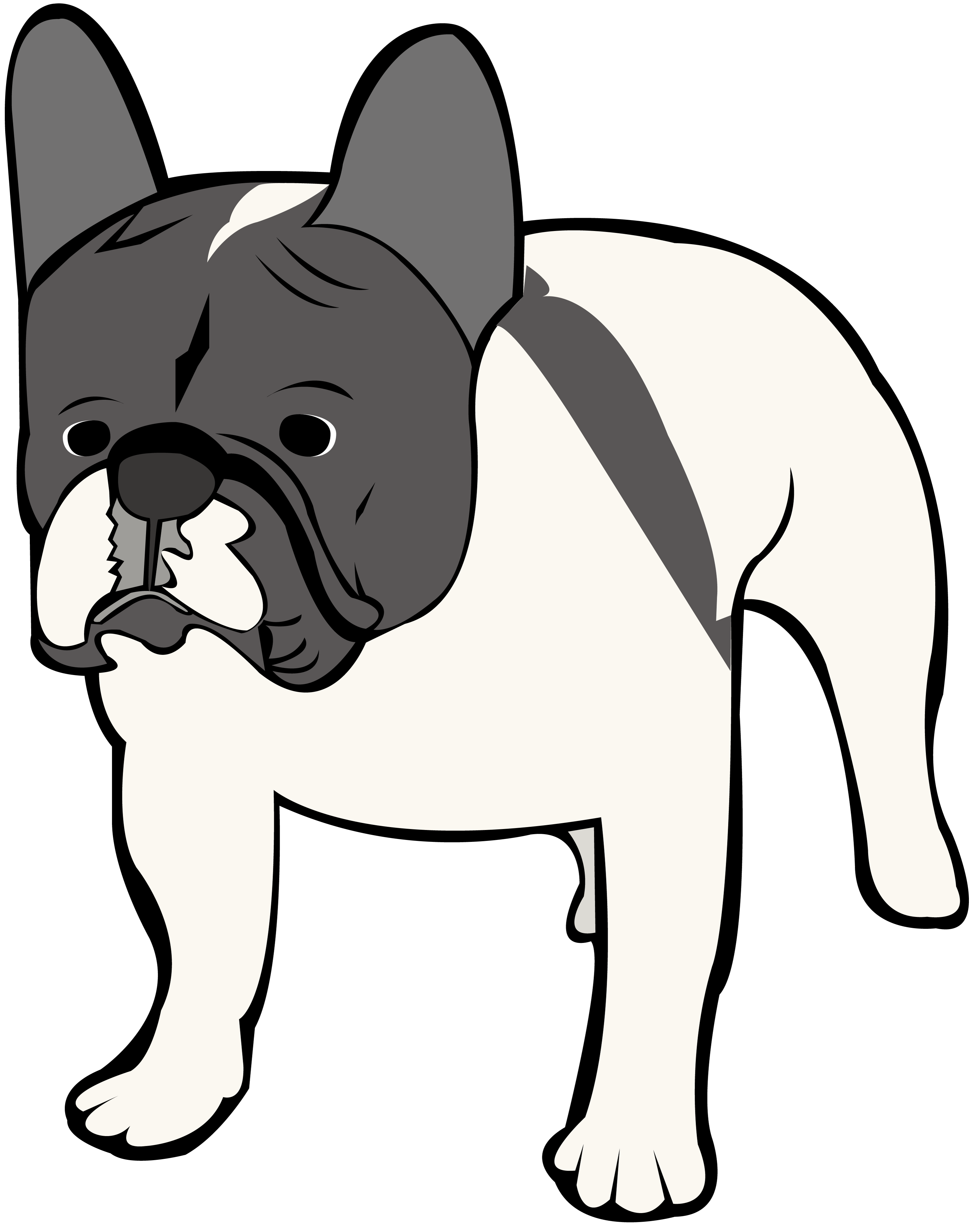 imagem de cachorro, buldog frances, desenho de buldog francês