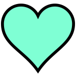 Corações PNG, Coração Verde PNG, Green PNG 