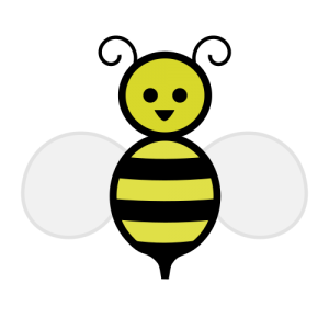 Desenho abelha png, desenho inseto, insetov voador