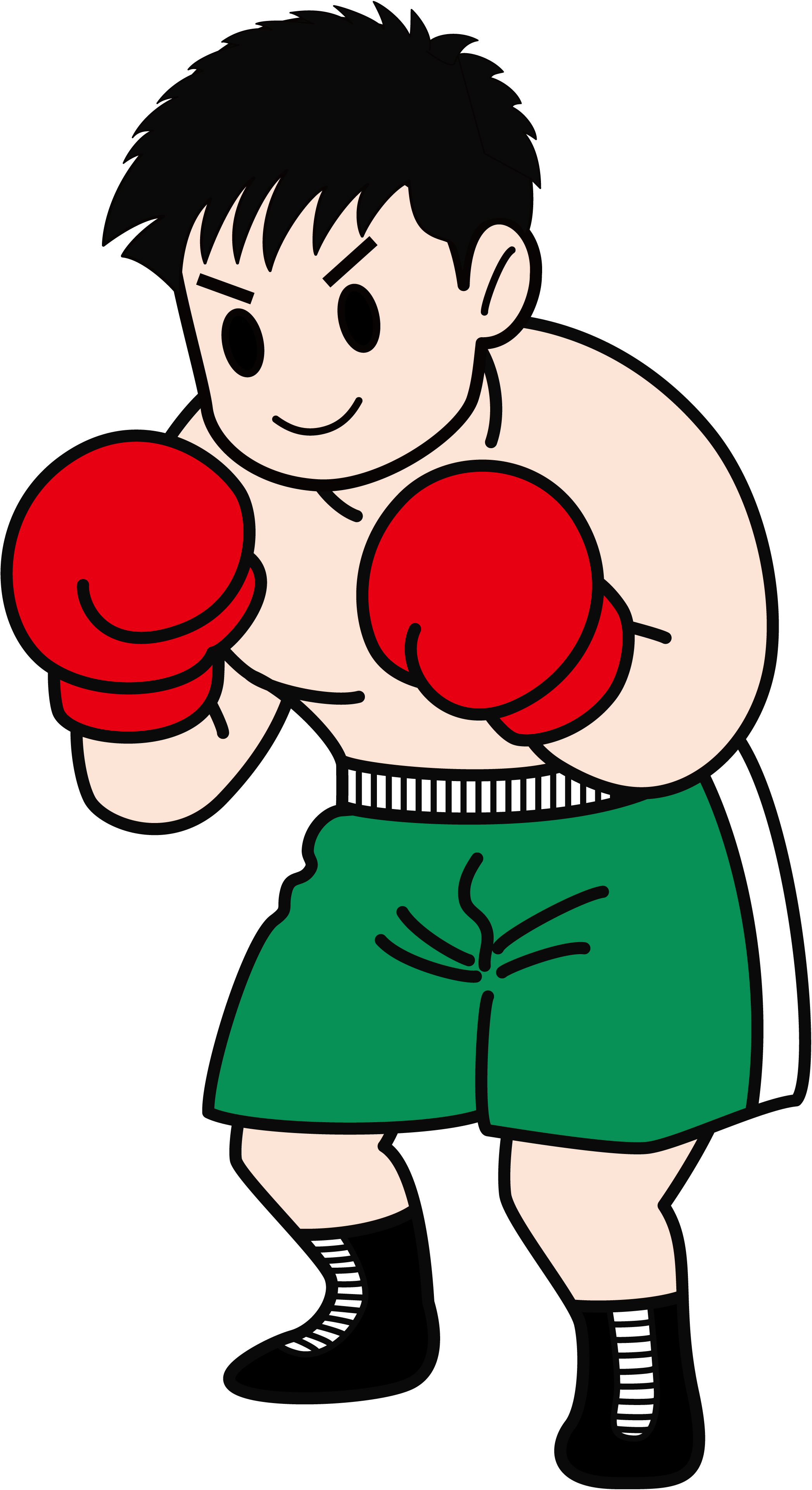Boxeador png, lutador de boxe png