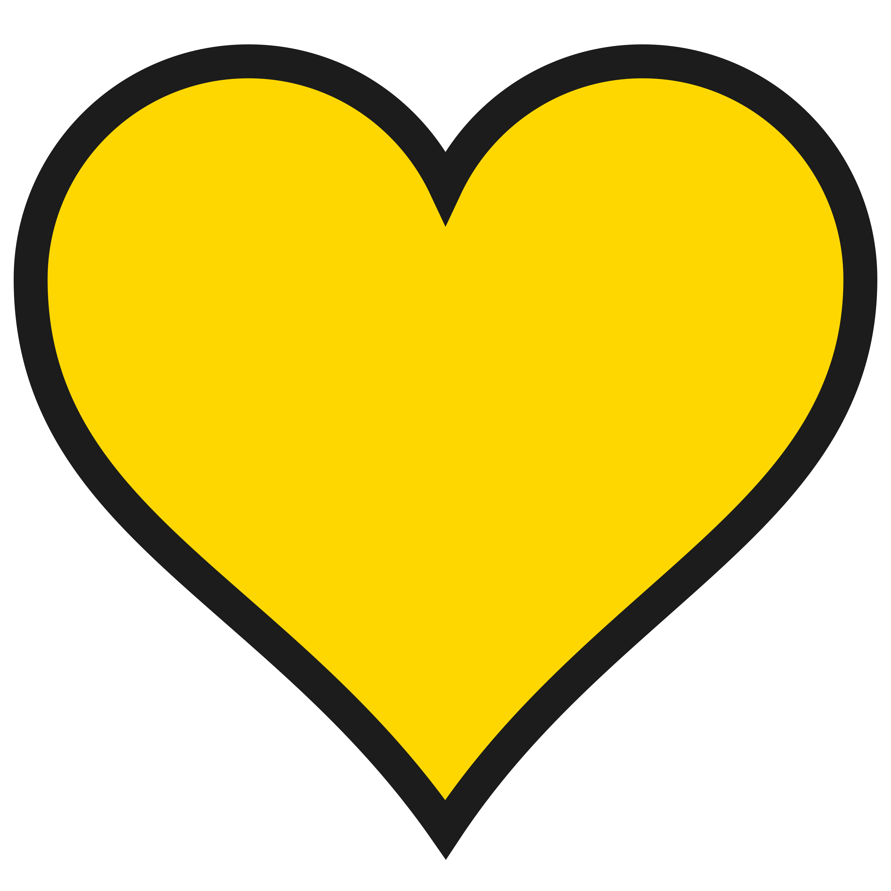 Amarelo Ouro, Coração Amarelo PNG