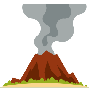Vulcão PNG, Vulcão Desenho
