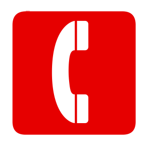 Simbolos Telefone em PNG, Telefone Vermelho PNG 