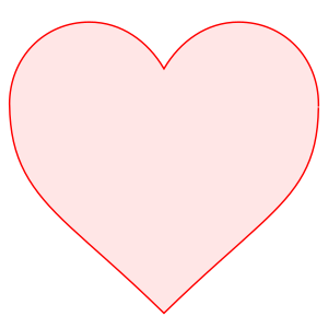 Coração PNG Rosa Bebê