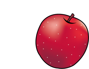 Desenhos PNG Baixar, desenho de maçã colorido