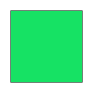 Desenhos Geométricos, Quadrado Grande Verde, Quadrado PNG