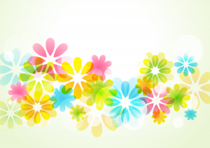 Lindo Fundo Floral PNG, Fundo Bonito com Flores PNG, Fundo Flores Coloridas