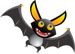 Morcego PNG, Animal Colorido, Desenho de Animal Colorido, Morcego Colorido, Animal com Asas