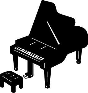 Piano PNG, Piano com Calda PNG, Instrumento Musical Piano PNG 