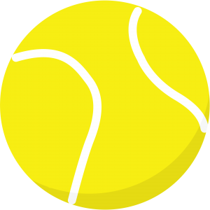 Bola Tênis PNG, Desenho de bola gigante, desenho bola amarela