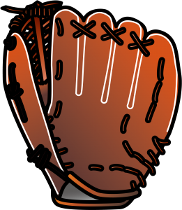 Luva de Baseball PNG, Luva Marrom PNG, Desenho de Luva com Fundo Transparente 