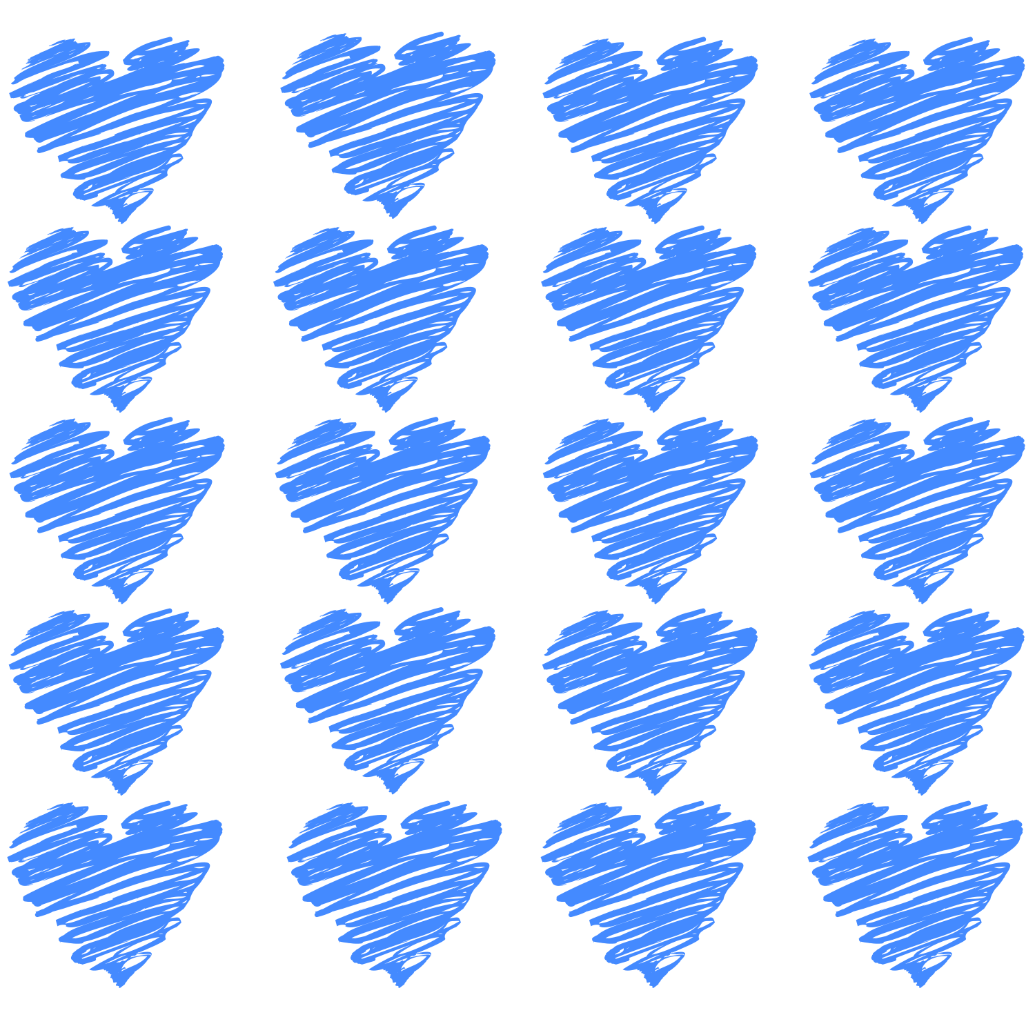 Fundo com Corações Azul Papel de Parede Páginal Inicial