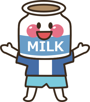 Desenho de leite kawaii