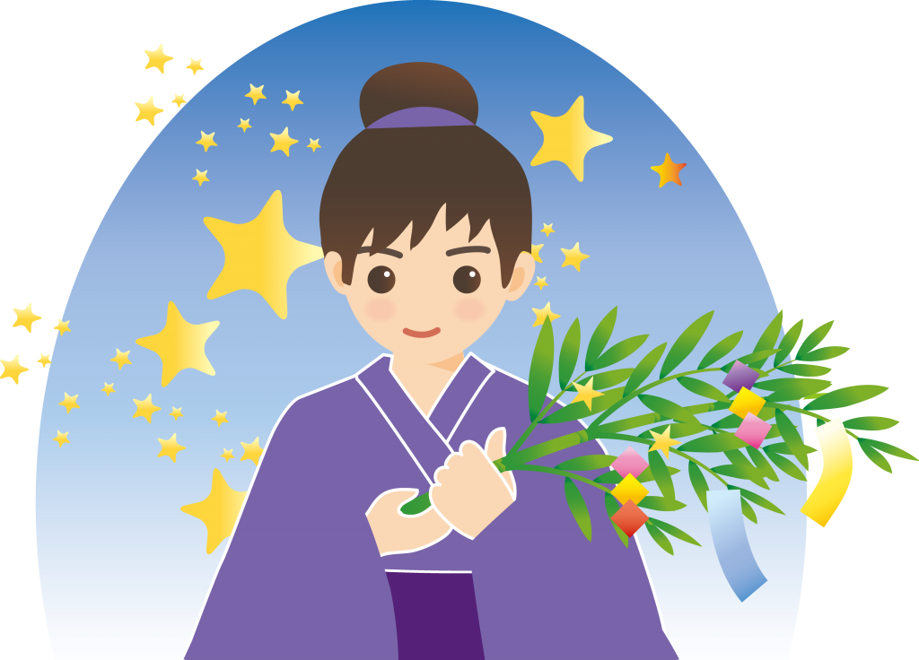 Desenho de mulher com kimono