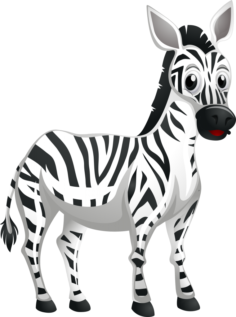 Desenho de zebra infantil