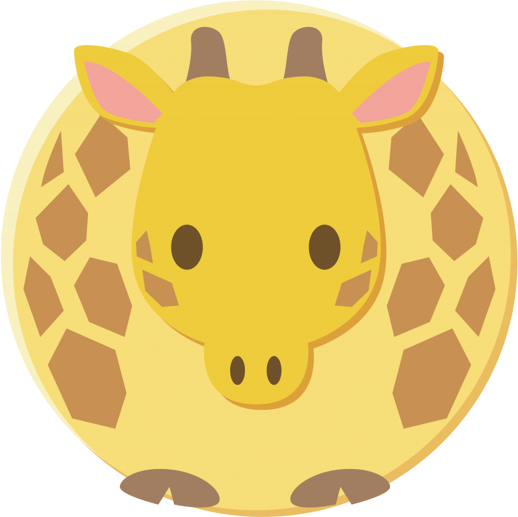 Desenho de girafa infantil