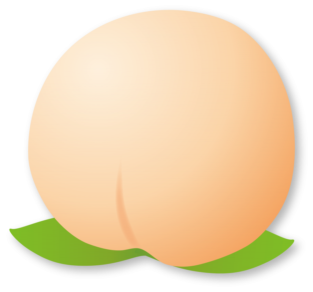 Desenho de pêssego