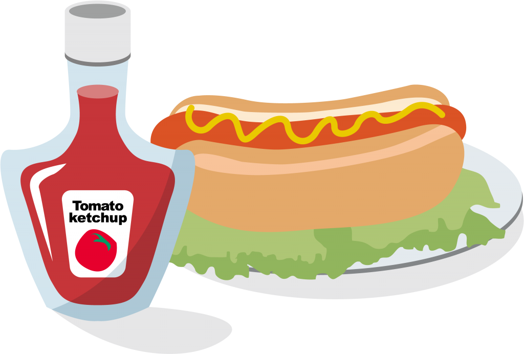Desenho de hot dog png