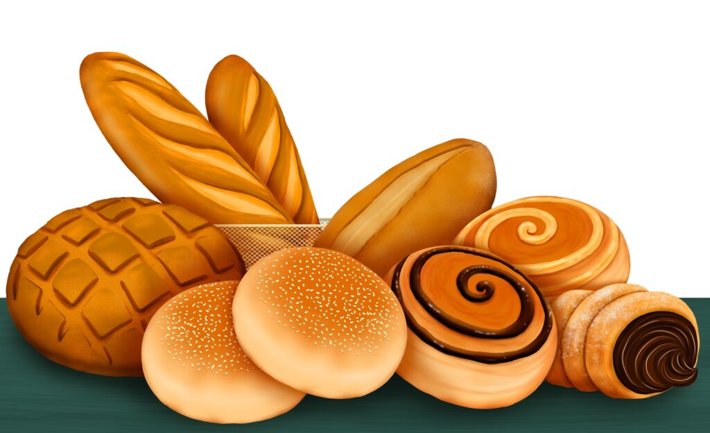 Arquivo de Pães doces e salgados - Green PNG