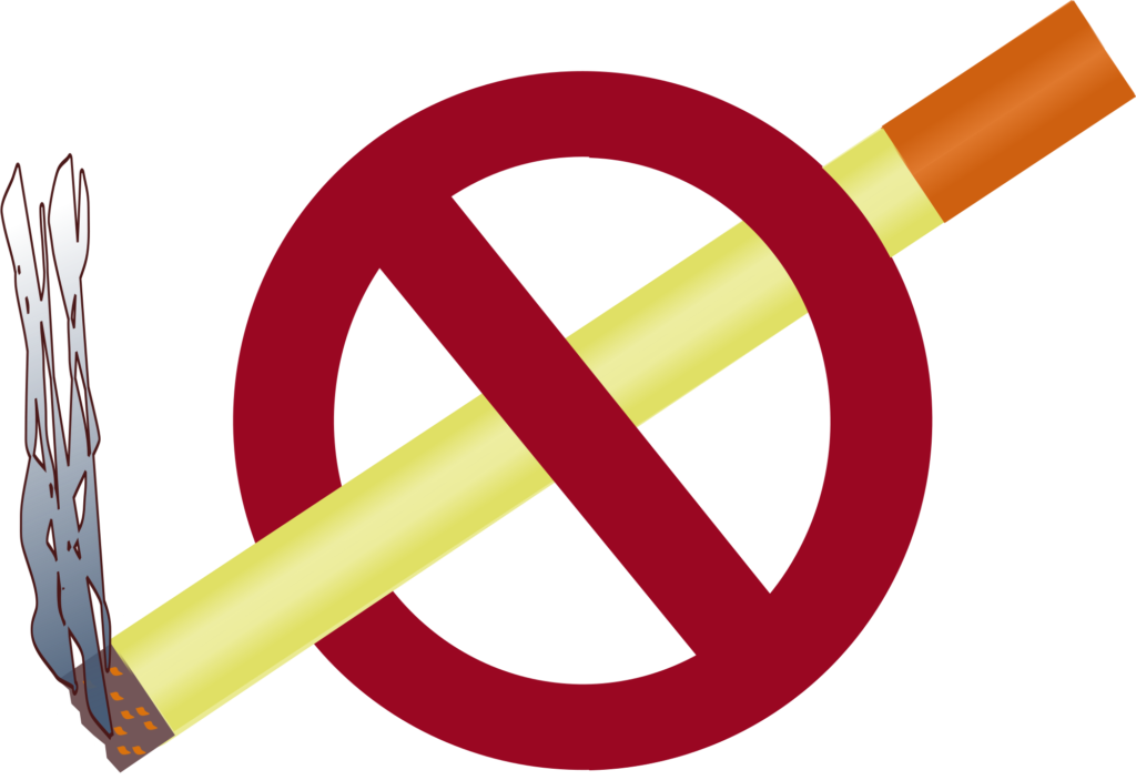 Desenho de proibido fumar