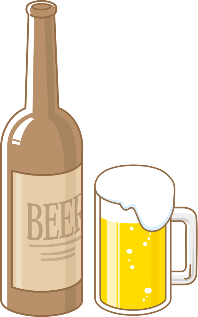 Desenho de cerveja png