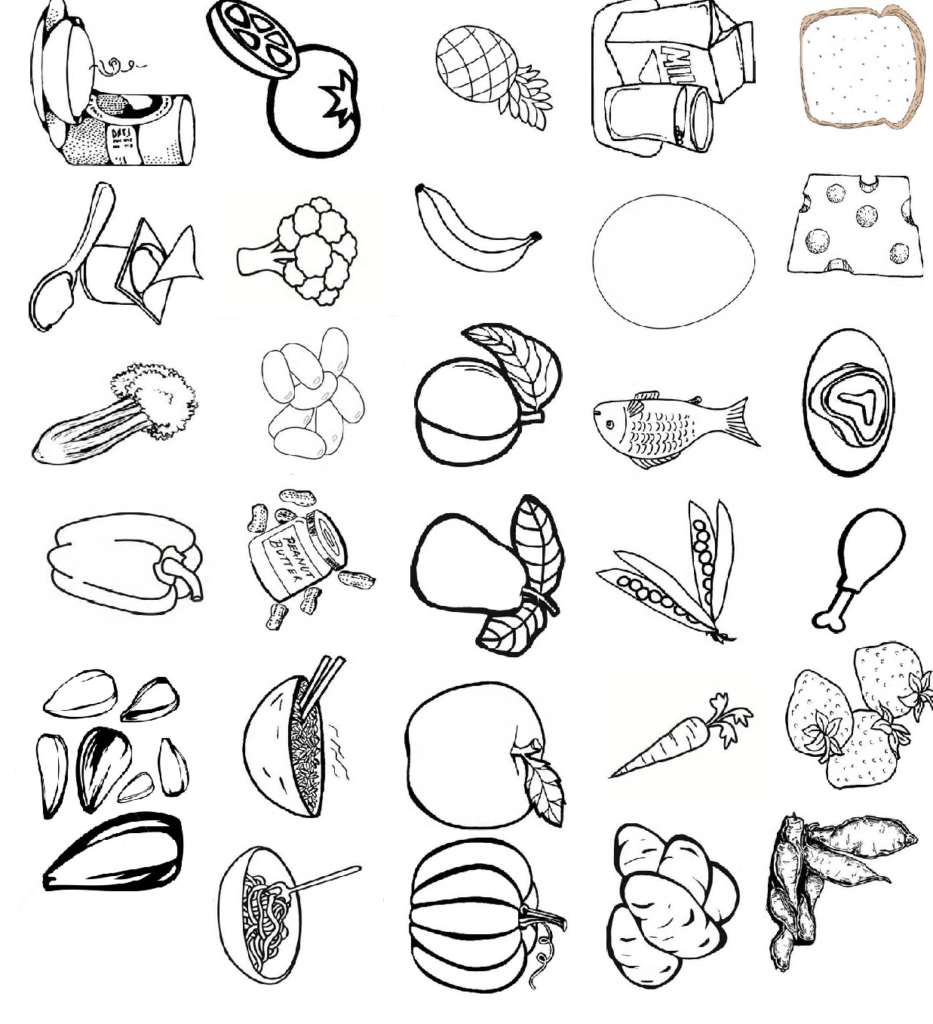 Arquivo De Desenhos De Alimentos Saudaveis Para Imprimir Page 4 Of 6 Páginal Inicial 8551