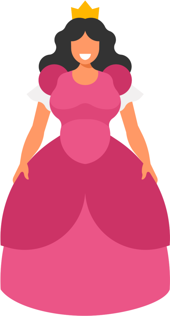 Desenho de uma princesa fácil