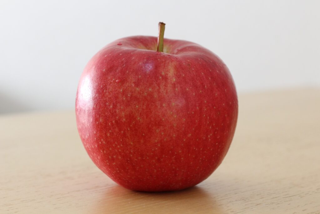 Imagem de uma maçã vermelha