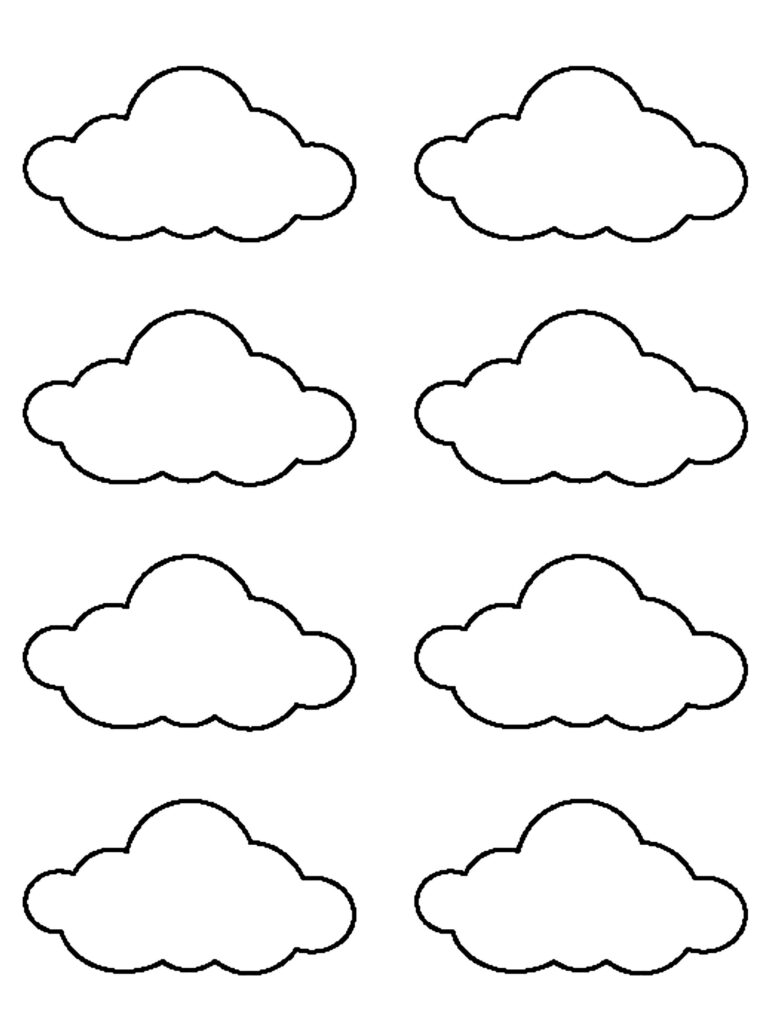  8 Nuvens para pintar