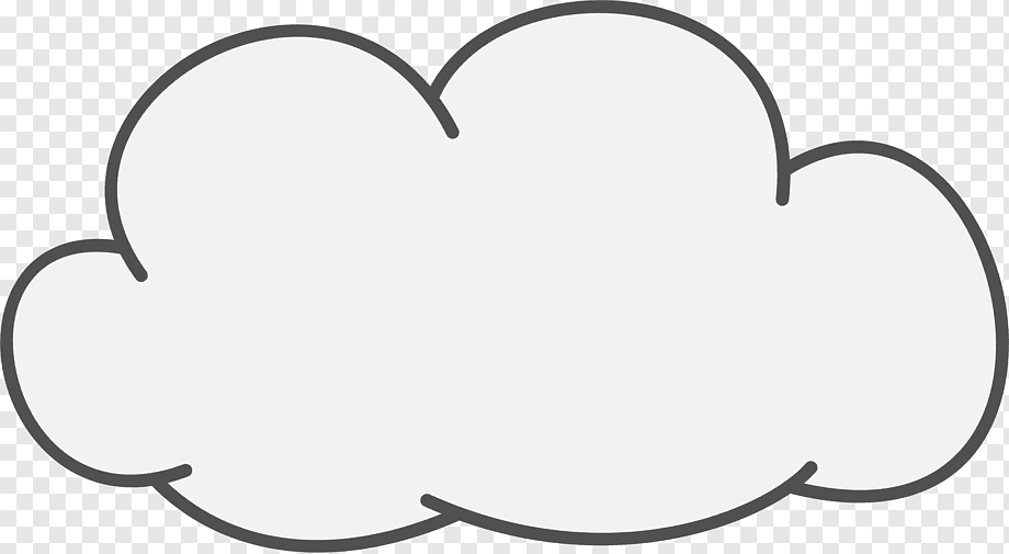 Baixe Ilustração de Nuvem de Desenho Animado com Fogo PNG