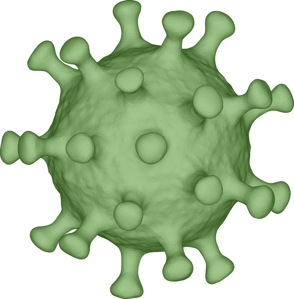 Desenho de um vírus
