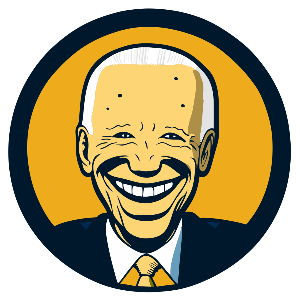 Desenho do Joe Biden