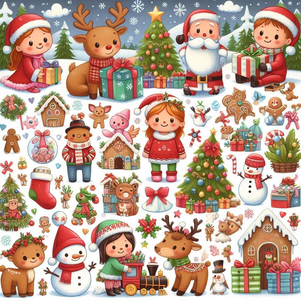 Miniaturas de Natal desenho