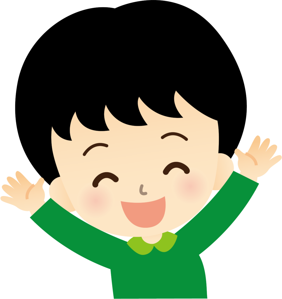 Desenho de Menino Feliz