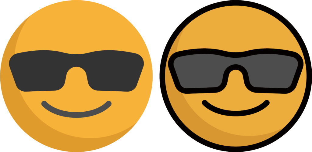 Emoji Com Óculos Escuros