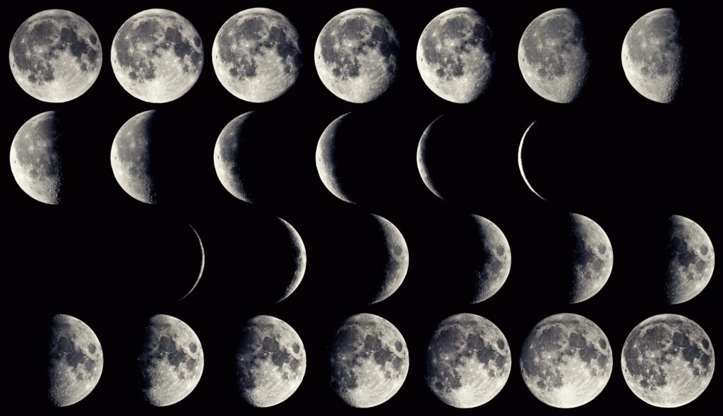 Fases da Lua: O Fascinante Ciclo Lunar em Imagens