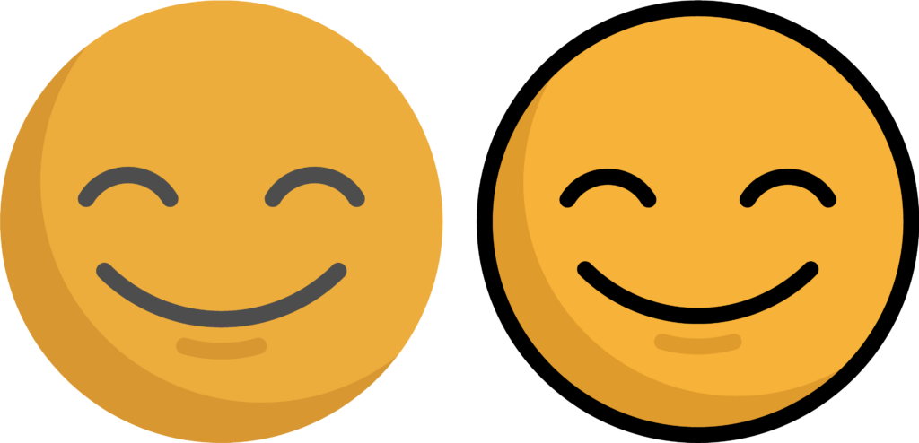 Ícones de Emojis Felizes