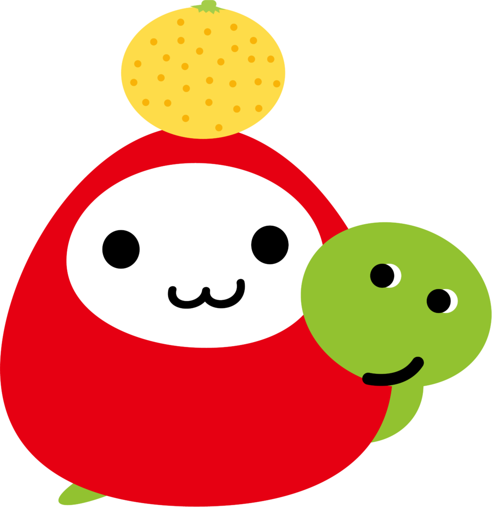 Mascote Japonês com Citrus e Mochi