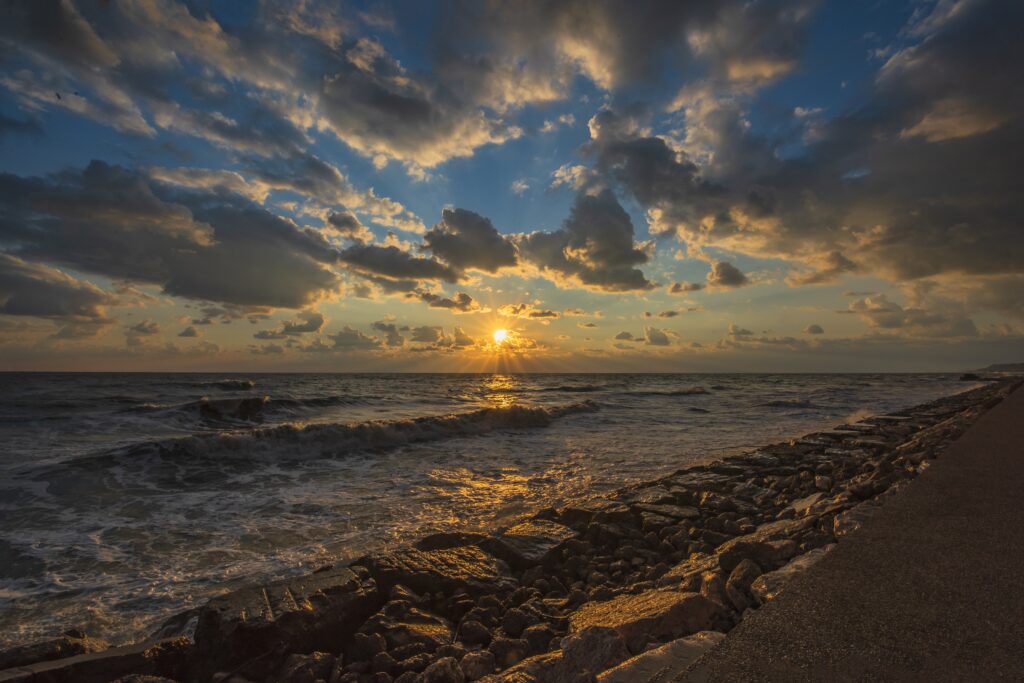 Pôr do Sol no Oceano